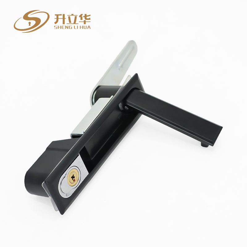MS490-1 Cross Lock Core Electric Cabinet Lock Flat Lock (Includes push lock) 第6张-Shenglihua Lock Co., Ltd.