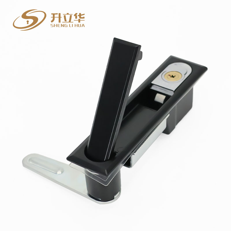 MS490-1 Cross Lock Core Electric Cabinet Lock Flat Lock (Includes push lock) 第5张-Shenglihua Lock Co., Ltd.