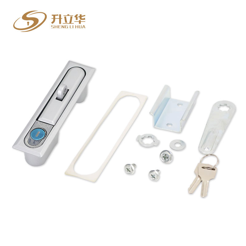 MS490-1-1 cabinet lock with hanging feature and matte finish Flat Lock (Includes push lock) 第11张-Shenglihua Lock Co., Ltd.