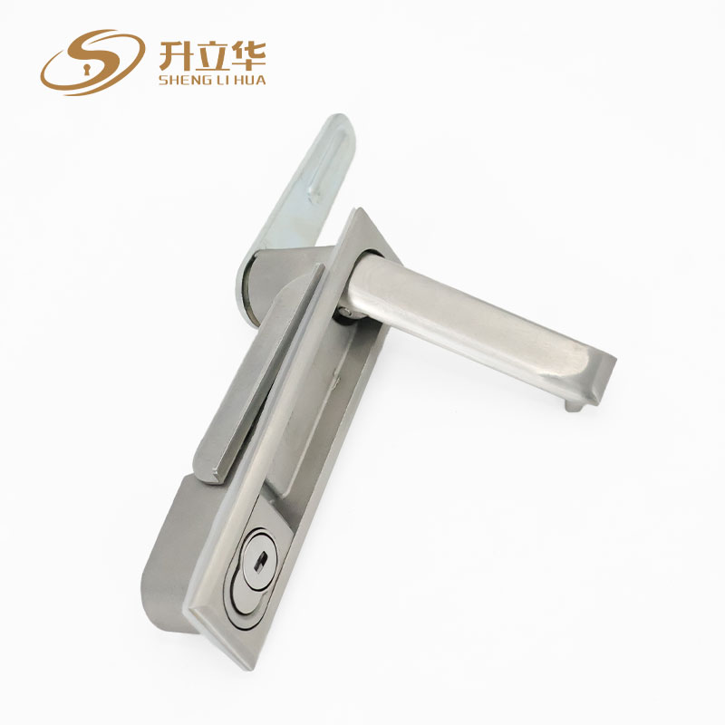 MS490-1 stainless steel cabinet lock Flat Lock (Includes push lock) 第6张-Shenglihua Lock Co., Ltd.