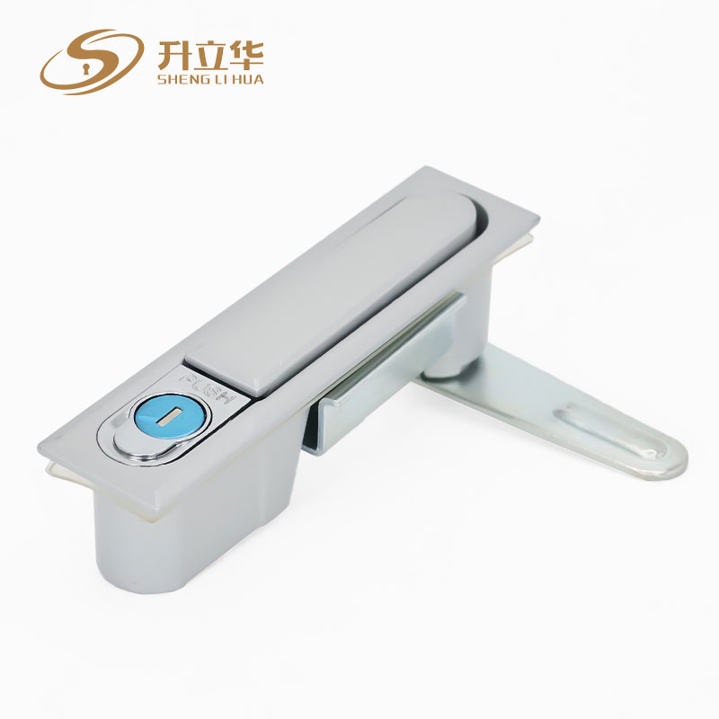 MS490-1 matte mechanical cabinet lock Flat Lock (Includes push lock) 第3张-Shenglihua Lock Co., Ltd.
