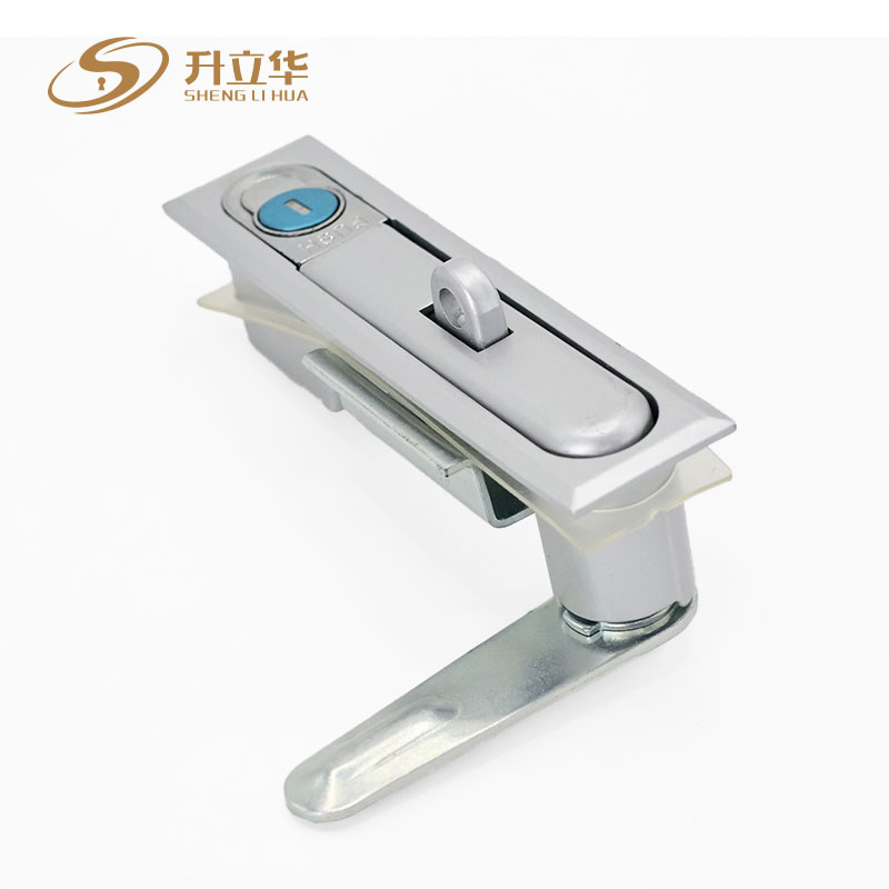 MS490-1-1 cabinet lock with hanging feature and matte finish Flat Lock (Includes push lock) 第5张-Shenglihua Lock Co., Ltd.