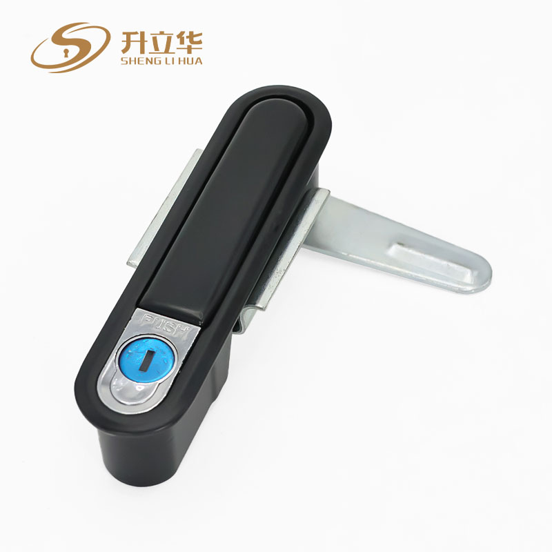 MS490-2 round corner lock for electrical cabinet Flat Lock (Includes push lock) 第3张-Shenglihua Lock Co., Ltd.