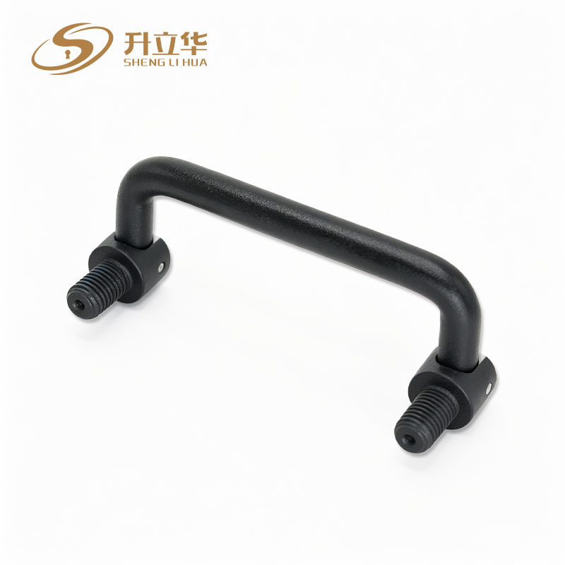 LS506-90 Black door handle Door handle 第1张-Shenglihua Lock Co., Ltd.