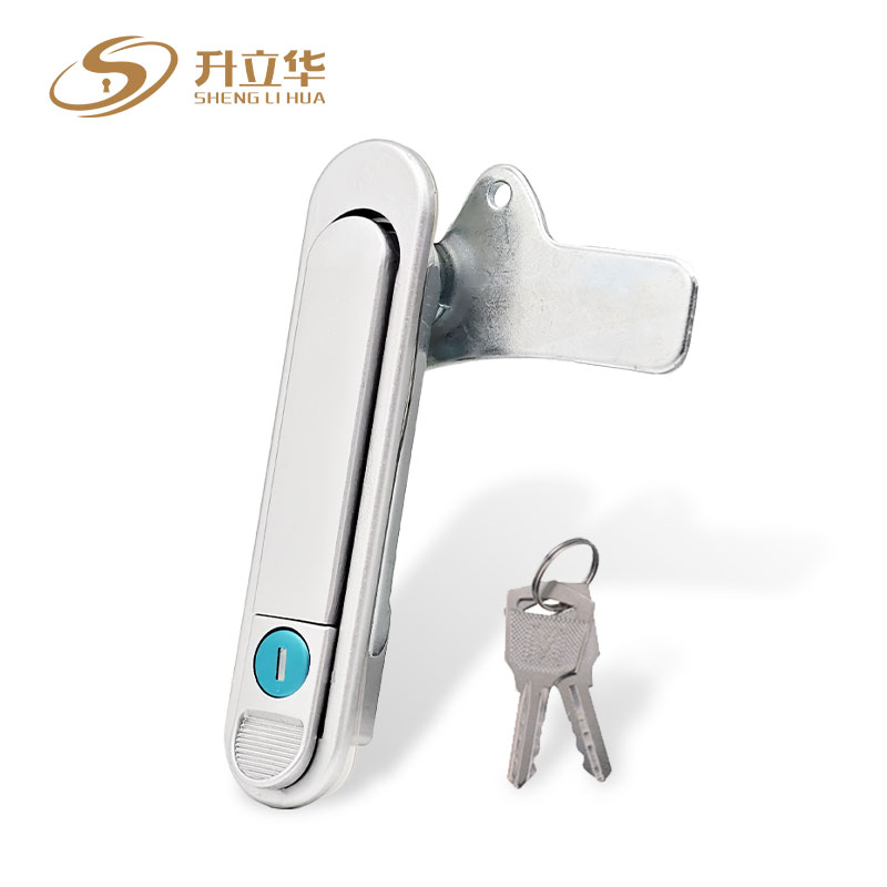AB301-1 Electrical box lock Flat Lock (Includes push lock) 第1张-Shenglihua Lock Co., Ltd.