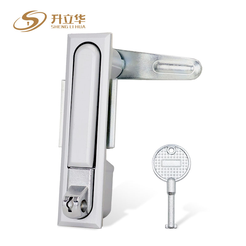 MS490-1T zinc/aluminum alloy flat-head lock Flat Lock (Includes push lock) 第1张-Shenglihua Lock Co., Ltd.