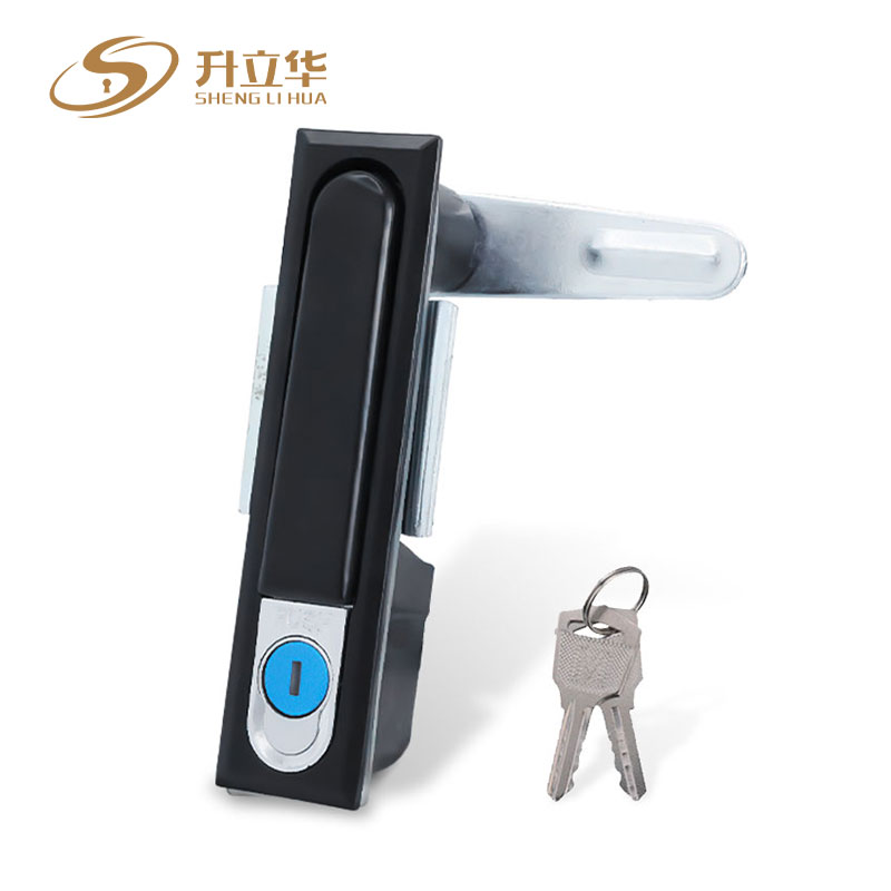 MS490-1 Electrical cabinet lock Flat Lock (Includes push lock) 第1张-Shenglihua Lock Co., Ltd.