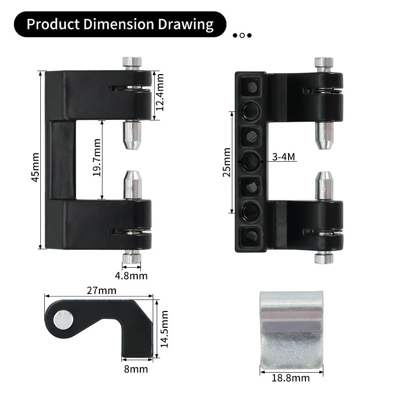 CL201-3 Small Zinc Alloy Hinge Hinge 第2张-Shenglihua Lock Co., Ltd.