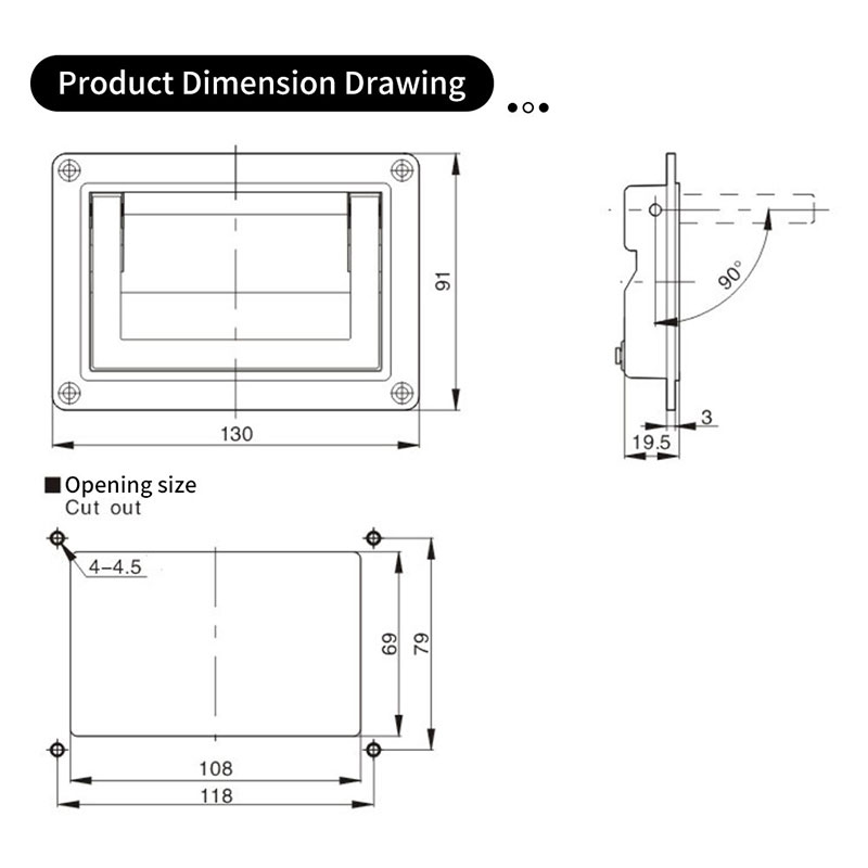 LS003 Zinc alloy handle Door handle 第2张-Shenglihua Lock Co., Ltd.