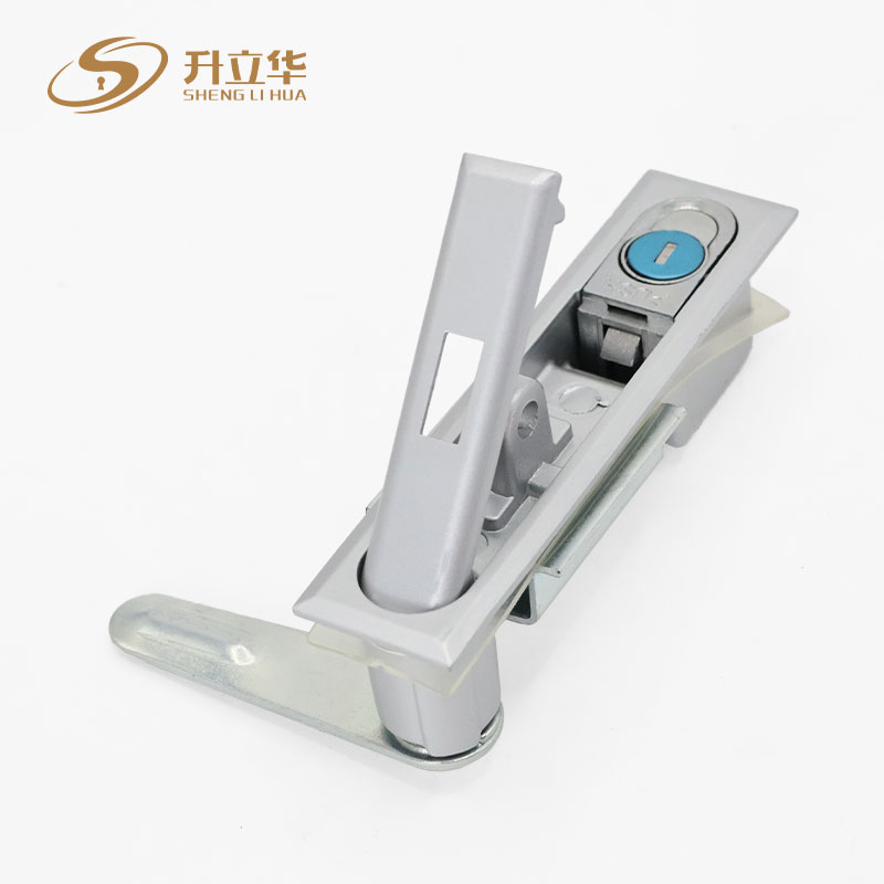 MS490-1-1 cabinet lock with hanging feature and matte finish Flat Lock (Includes push lock) 第7张-Shenglihua Lock Co., Ltd.