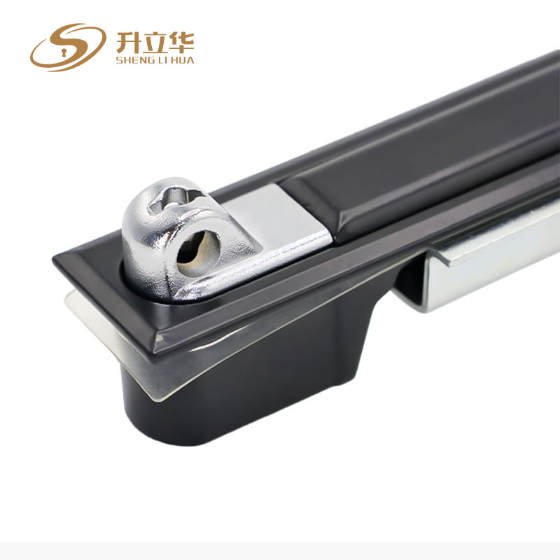 Black MS490-1 mechanical cabinet lock Flat Lock (Includes push lock) 第12张-Shenglihua Lock Co., Ltd.