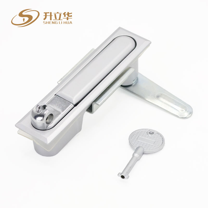 MS490-1T zinc/aluminum alloy flat-head lock Flat Lock (Includes push lock) 第3张-Shenglihua Lock Co., Ltd.