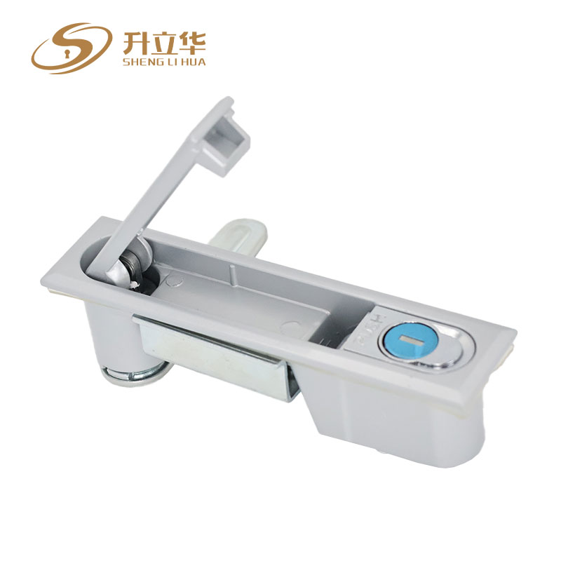 MS490-1 matte mechanical cabinet lock Flat Lock (Includes push lock) 第5张-Shenglihua Lock Co., Ltd.