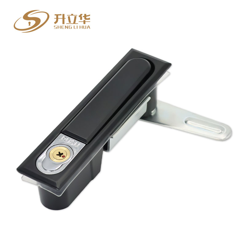 MS490-1 Cross Lock Core Electric Cabinet Lock Flat Lock (Includes push lock) 第3张-Shenglihua Lock Co., Ltd.