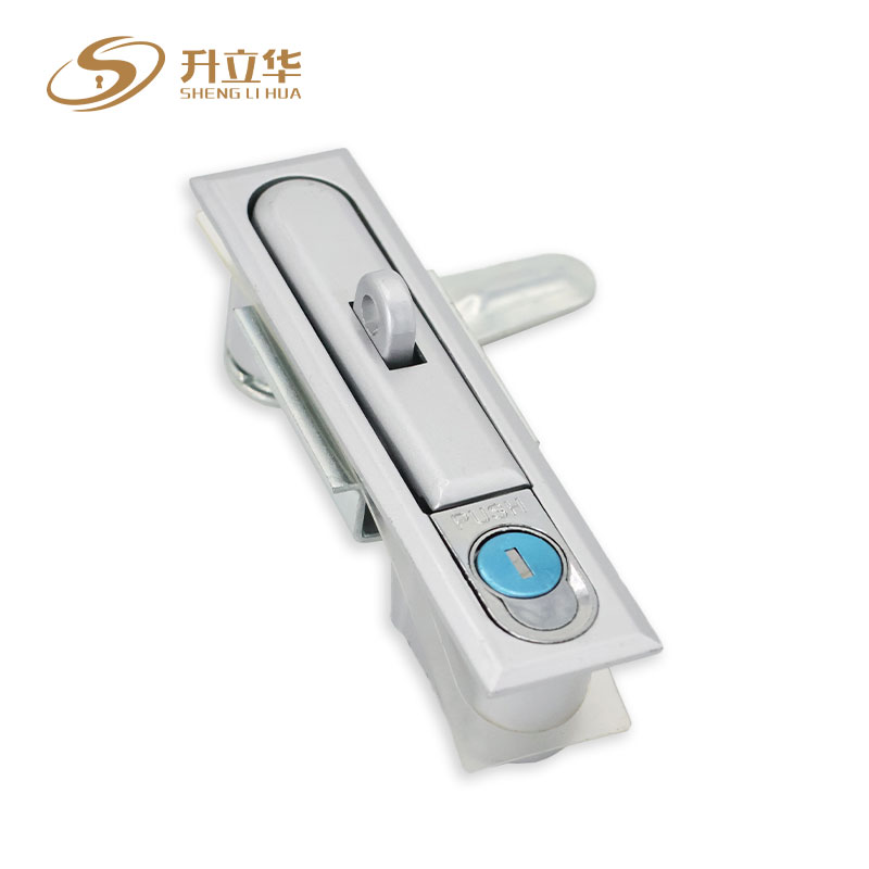 MS490-1-1 cabinet lock with hanging feature and matte finish Flat Lock (Includes push lock) 第4张-Shenglihua Lock Co., Ltd.