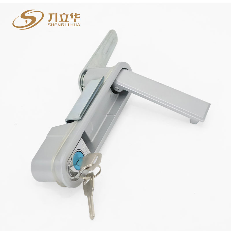 MS490-2 Matte color zinc alloy electrical cabinet lock Flat Lock (Includes push lock) 第6张-Shenglihua Lock Co., Ltd.