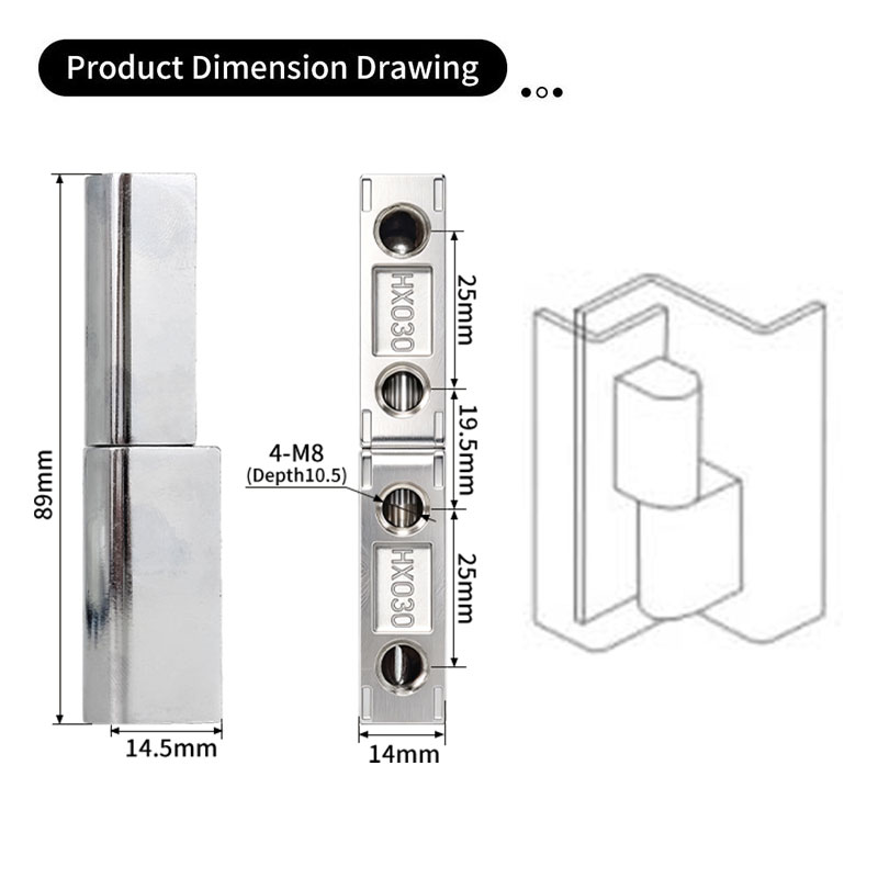 CL030 large concealed hinge Hinge 第2张-Shenglihua Lock Co., Ltd.